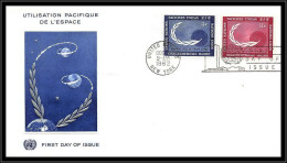 68315 Fdc Utilisation Pacifique De L Espace 9/12/1962 Nations Unies United Nations Espace Space Lettre Cover - Europe