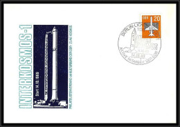 68292 Intermosmos 14/10/1989 Berlin Allemagne Germany DDR Espace Space Lettre Cover - Europe