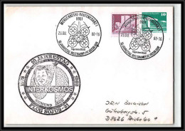 68278 Interkosmos 26/8/1988 Morgenrothe Allemagne Germany DDR Espace Space Lettre Cover - Europe