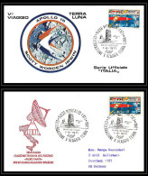 68310 Apollo 15 5 ème Viaggion Terra Luna 1/8/1971 Piero Fanti Comunicazioni Spaziali Italie Italia Espace Space Lettre - Europe