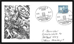 68223 Kosmosforschung Usa Udssr 20/5/1985 Halle Allemagne Germany DDR Espace Space Lettre Cover - Europe