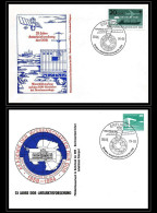 68210 Nautica 84 Antarktisforschung 9/6/1984 Allemagne Germany DDR Espace Space Lot De 2 Lettre Cover - Europe