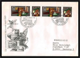 68135 Oss Ministerkonferenz 24/8/1982 Karl Marx Stadt Allemagne Germany DDR Espace Space Lettre Cover - Europe