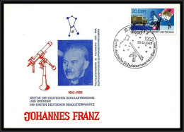 68129 Johannes Franz Schulsernwarte 28/12/1982 Erfurt Allemagne Germany DDR Espace Space Lettre Cover - Europa