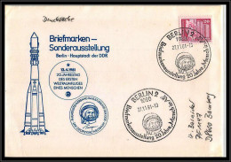 68102 20 Jahre Mensch Im All Gagarin Gagarine 27/11/1981 Allemagne Germany DDR Espace Space Lettre Cover - Europe