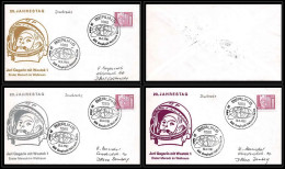 68121 Gagarin Gagarine Violet Gris Or Bak Metaphysik Berlin Wostok Vostok 12/04/1981 Allemagne Germany DDR Espace - Europe