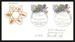 68076 Geburtsort Des Kosmonauten Der Ddr 26/8/1979 Morgenröthe Allemagne Germany DDR Espace Space Lettre Cover - Europe