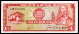 PEROU - 10 Soles De Oro - 1970 - P100b - UNC - Peru