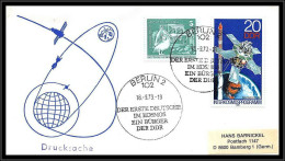 68004 Der Erste Deutche In Kosmos Ein Burger Der Ddr 18/9/1978 Allemagne Germany DDR Espace Space Lettre Cover - Europe