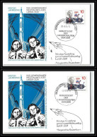 68046 Sojus 31 Soyuz 26/8 & 3/9 1979 Lot 2 Dates Allemagne Germany DDR Espace Space Lettre Cover - Europe