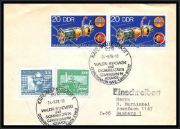 67987 Sojus 31 Soyuz Salut 6 24/9/1978 Allemagne Germany DDR Espace Space Lettre Cover - Europa