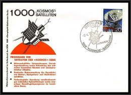 67982 1000 Kosmos Satelliten Satellites 3/4/1978 Allemagne Germany DDR Espace Space Lettre Cover - Europa
