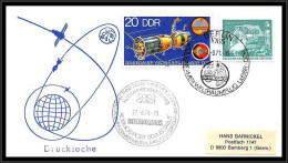 67945 Sojus 31 Soyuz Salut 6 Interkosmos 21/9/1978 Allemagne Germany DDR Espace Space Lettre Cover - Europe