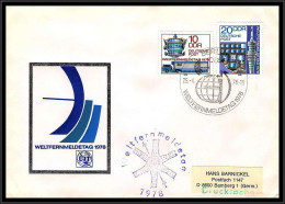 67979 Weltfernmeldetag Uit 25/4/1978 Allemagne Germany DDR Espace Space Lettre Cover - Europe