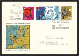 67852 1037/1039 A Observatoire Potsdam Meteorologie 24/1/1968 Allemagne Germany DDR Espace Space Lettre Cover - Europa