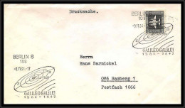67784 Galileo Galilei Galilée 9/11/1964 Berlin Germany DDR Espace Space Lettre Cover - Europe