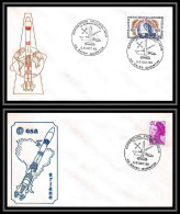 67697 Exposition La Communication Saint Quentin 5-6/10/1985 France Espace Space Lot 2 Lettre Cover - Europa