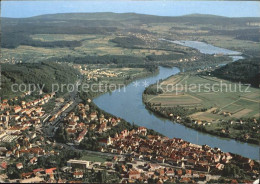 71596710 Waldshut Tiengen Rhein Fliegeraufnahme Rheinpanorama Waldshut - Waldshut-Tiengen