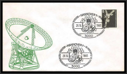 68852 Telecommunications 29/10/1983 Hannover 14ème Kongress Allemagne (germany Bund) Espace Space Lettre Cover - Europe