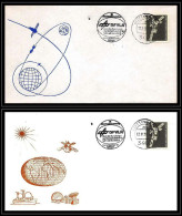 68833 Gottingen DFVLR Raumfahrt 11&12/11/1980 Allemagne (germany Bund) Lot De 2 Espace Space Lettre Cover - Europe