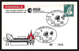 68794 Odenwald Esa Michelstadt Satellite 14/9/1976 Allemagne (germany Bund) Espace Space Lettre Cover - Europe