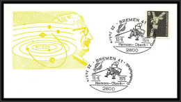 68795 Hermann Oberth Bremen 10/9/1976 Allemagne (germany Bund) Espace Space Lettre Cover - Europe