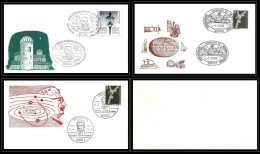 68824 Hermann Oberth Museum Feucht 25/6/1979 Allemagne (germany Bund) Lot De 3 Espace Space Lettre Cover - Europa