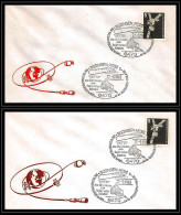 68841 Giotto Halley's Comet Lot De 2 Enveloppes 27/3/1982 Büdingen Allemagne (germany Bund) Espace Space Lettre Cover - Europe