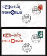 68787 Apollo Sojus Soyuz Usa Russia Berlin 15/7/1975 Allemagne Germany Bund Lot 2 Enveloppes Espace Space Lettre Cover - Europa