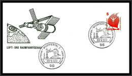 68754 Raumfahrtschau Wuppertal 29/9/1973 Espace Space Allemagne Germany Bund Lettre Cover - Europa