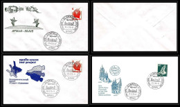 68786 Apollo Sojus Soyuz Alsfeld 17/7/1975 Allemagne (germany Bund) Lot De 3 Enveloppes Espace Space Lettre Cover - Europe