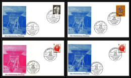 68756 100m Radioteleskop Effelsberg Bad Münstereifel 4 Dates 1973 Espace Space Allemagne Germany Bund 4 Lettres Cover  - Europe