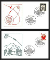 68759 Internationaler Volkslauf Bochum 3/6/1973 Espace Space Allemagne Germany Bund Lettre Cover Lot De 2 Enveloppes - Europa