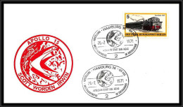 68715 Apollo 15 Start Hamburg 16/7/1971 Train Espace Space Allemagne Germany Berlin Lettre Cover - Europe