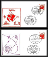 68723 Berlin 4/10/1972 Espace Space Ours Bear Allemagne Germany Bund Lettre Cover Lot De 2 Enveloppes - Europa