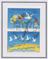 Chypre Turque - Cyprus - Zypern 1995 Y&T N°(1 à 2) - Michel N°395 à 396 (o) - EUROPA - Se Tenant - Used Stamps