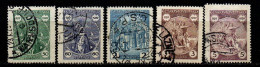 Tschechoslowakei CSSR 1929 - Mi.Nr. 283 - 287 - Gestempelt Used - Gebruikt