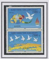 Chypre Turque - Cyprus - Zypern 1995 Y&T N°(1 à 2) - Michel N°395 à 396 *** - EUROPA - Se Tenant - Unused Stamps