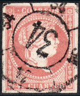 Lugo - Edi O 48 - 4 C.- Mat Rueda De Carreta "34 - Lugo" - Used Stamps