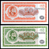 RUSSIE - LOT 2 Billets FANTAISIE - Serguei MAVRODI - 1994 - NEUFS - Russie