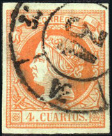 Lugo - Edi O 52 - 4 C.- Mat Rueda De Carreta "34 - Lugo" - Used Stamps