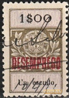 Revenue/ Fiscal, Portugal 1929 - DESEMPREGO S/ Estampilha Fiscal -|- 1$00 - Unused Stamps