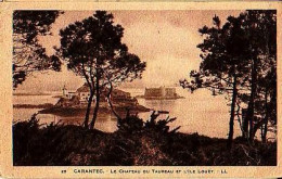 Carantec   P62   CPA 9X14           Le Château Du Taureau Et L'île Louet - Carantec