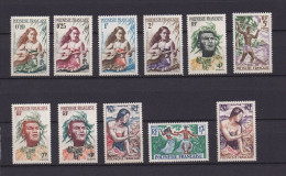 POLYNESIE 1958 TIMBRE N°1/11 NEUF** - Unused Stamps