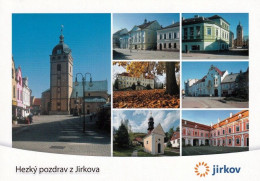 1 AK Tschechien * Ansichten Der Stadt Jirkov (deutsch Görkau) In Nordböhmen - So Die St.-Ägidius-Kirche Und D. Stadtturm - Tchéquie