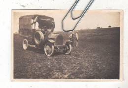 PHOTO  AUTO VOITURE ANCIENNE CAMION ARMEE A IDENTIFIER - War, Military