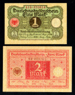 DEUTSCHLAND - ALLEMAGNE - LOT 1 Et 2 Mark - P58 - P59 - 1920 - AU / SPL - Imperial Debt Administration