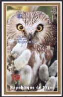 Niger 1998, Italia 98, Owl, Rotary, BF IMPERFORATED - Gufi E Civette