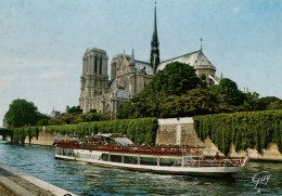 PARIS - La Seine Et La Cathedrale Notre-Dame - Notre Dame De Paris