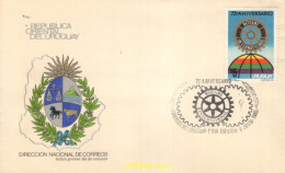 732681 MNH URUGUAY 1980 75 ANIVERSARIO DEL ROTARY CLUB INTERNACIONAL - Uruguay